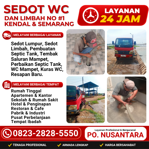 PO Nusantara Sedot WC Kendal
